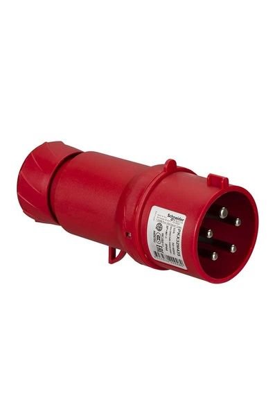 Schneider (PKX32M435) 5x32A, trifaze, 3P+N+T, IP44, HIZLI, Düz Fiş