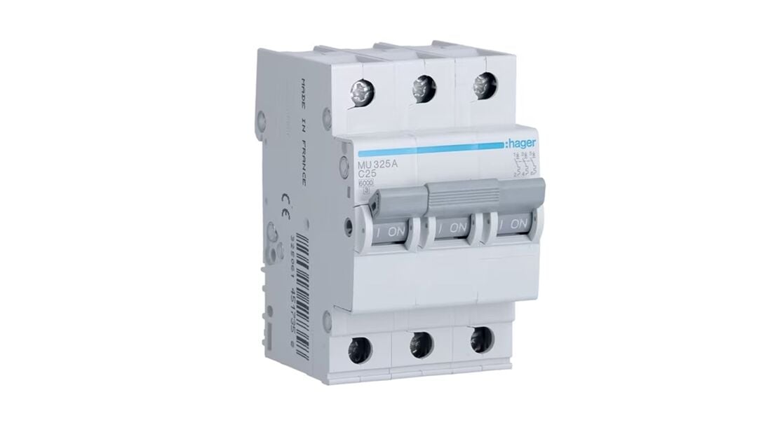 Hager 25A 3 Kutulu C Tipi Otomatik Sigorta