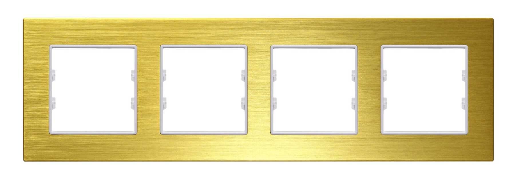 Metal Gold Dörtlü / Quad Çerçeve