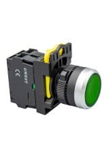 GWEST A5-10D-24 (YEŞİL) 24V. LED IŞIKLI START BUTON