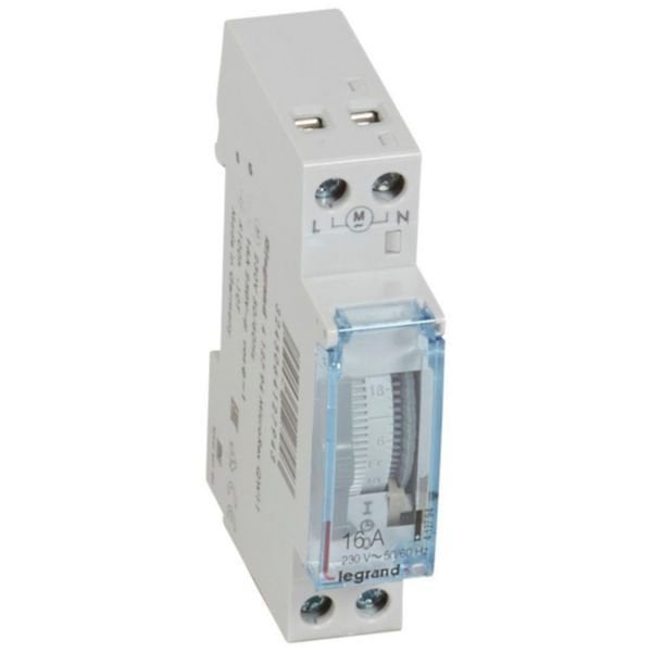 Legrand (412794) Dikey Analog kadranlı haftalık zaman saati 100 saat rezervli
