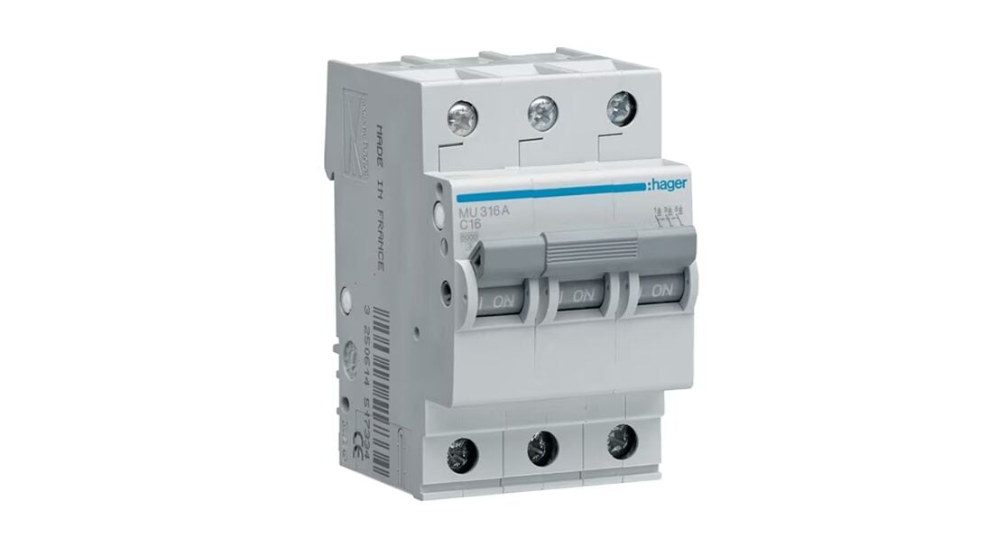Hager 16A 3 Kutuplu C Tipi Otomatik Sigorta