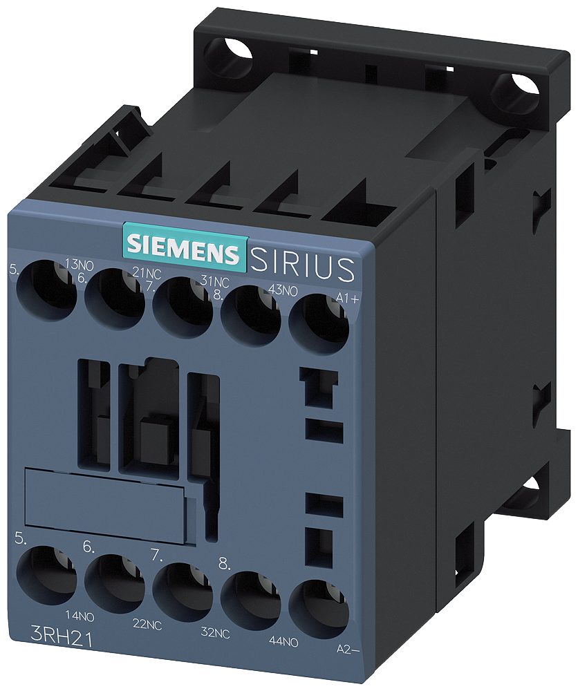 Siemens 3RH2122-1BM40 Yardımcı kontaktör, 2 NO + 2 NC, 220 V DC, Boyut S00, vidalı terminal