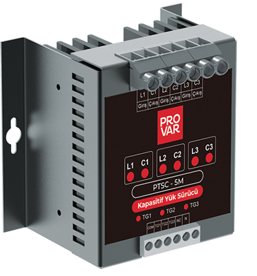 Provar (PTSC-25-MCU) 25 kVAr 2 Tristör Statik Kontaktör-MCU-RS485