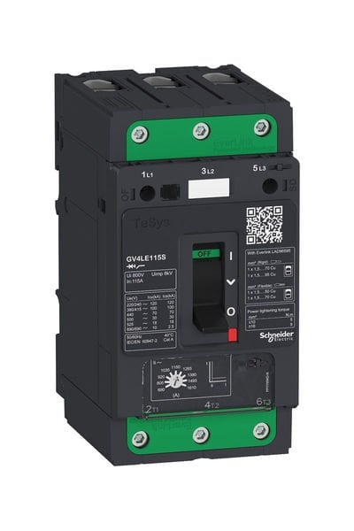 Schneider (GV4LE50N) TeSys GV4 Motor Devre Kesici Many. 3P 50A 50kA