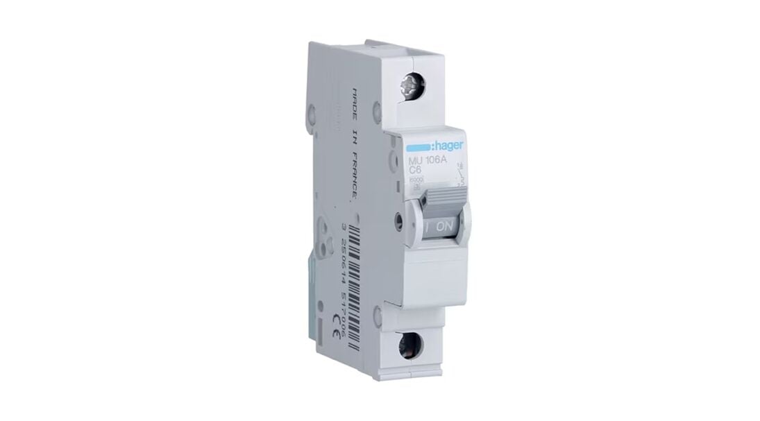 Hager 6A 1 Kutuplu C Tipi Otomatik Sigorta