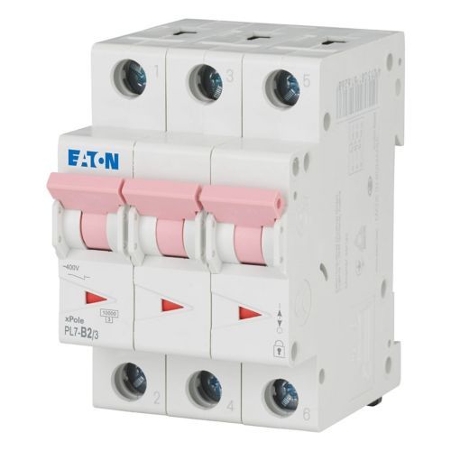 Eaton PL7-B2/3 Minyatür Devre Kesici - 10kA - B eğrisi - 3x2A (165116)