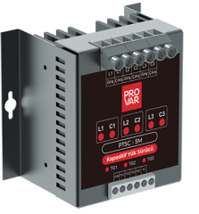Provar (PTSC-25M) 3x9 kVAr 3 Tristör Statik Kontaktör-MCU-RS485
