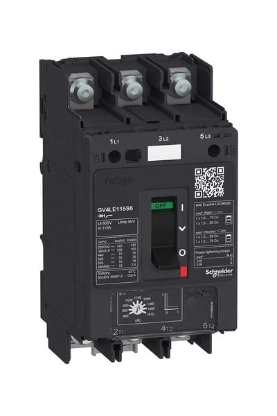 Schneider (GV4LE25N6) TeSys GV4 Motor Devre Kesici Many. 3P 25A 50kA