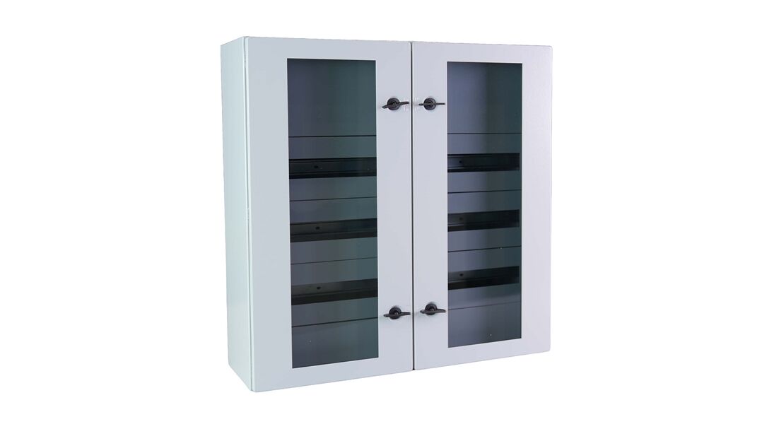 EAE DBXC-96 Cam Çift Kapaklı Dağıtım Panosu (80x80x25)