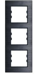 Metal Onyx Üçlü Dikey / Vertical Triple Çerçeve