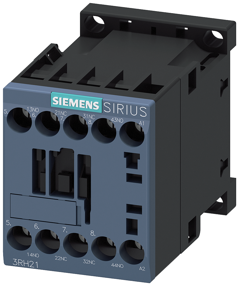 Siemens 3RH2122-1AN20 Yardımcı kontaktör, 2 NO + 2 NC, 220 V AC, 50 / 60 Hz, Boyut S00, vidalı terminal
