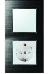 Metal Onyx İkili Dikey / Vertical Dual Çerçeve