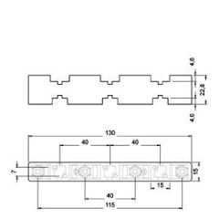 Siemens 8US1903-3AB00 BARA TUTUCUSU 40 MM