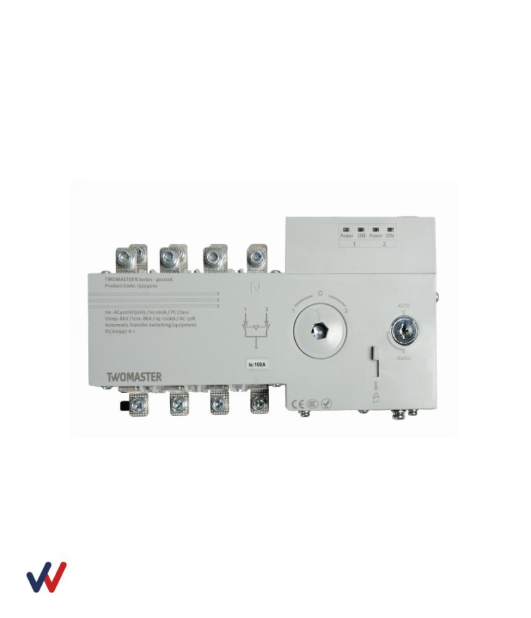 TWOMASTER-R 4x160A Motorlu Transfer Şalteri