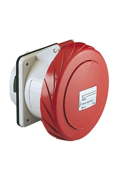 Schneider (PKF32G734) 4x32A, trifaze, 3P+T, IP67, VİDALI Düz Makine Prizi