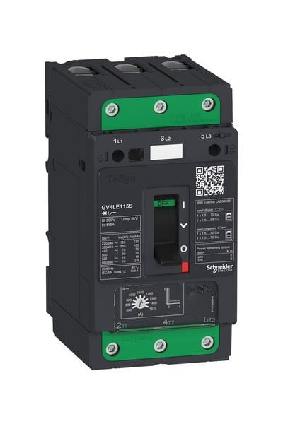 Schneider (GV4LE02N) TeSys GV4 Motor Devre Kesici Many. 3P 2A 50kA
