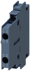 Siemens 3RH1921-1EA11 YARDIMCI KONTAK BLOKLARI; BOY:S0-S12; 1NO+1NC; YANDAN MONTAJLI