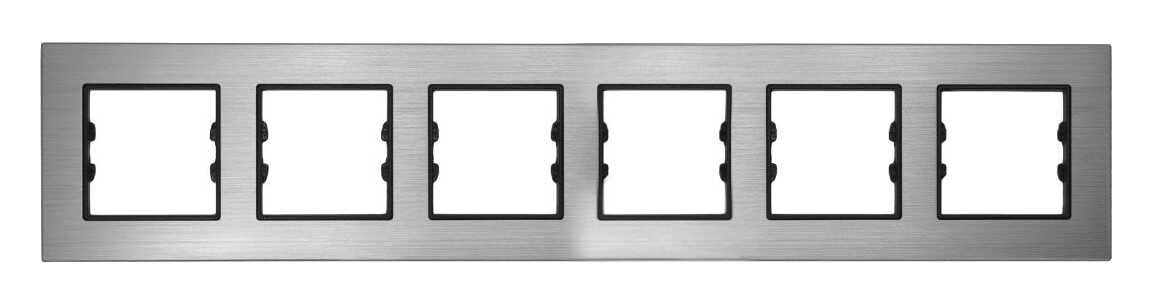 Metal Gümüş Altılı / Six Çerçeve