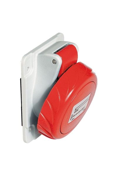 Schneider (PKF32F735) 5x32A, trifaze, 3P+N+T, IP67, VİDALI, Eğik Makine Prizi