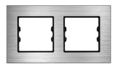 Metal Gümüş İkili / Dual Çerçeve