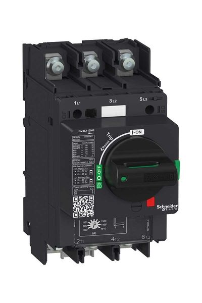 Schneider (GV4L115N6) TeSys GV4 Motor Devre Kesici Many. 3P 115A 50kA
