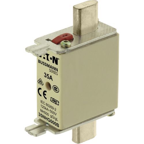 Eaton 35NHG000B NH Sigorta 00(000)-Boy, gG/gL, 500V, 120kA - 35 A (35NHG000B)