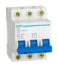 Chint (186996) eB Serisi / 3 Kutuplu 4,5kA / B tipi 63A Otomatik Sigorta