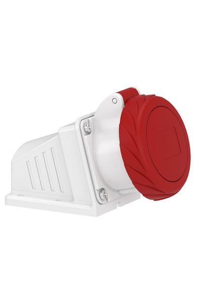 Schneider (PKF16W734) 4x16A, trifaze, 3P+T, IP67, VİDALI BAĞLANTI, Duvar Prizi