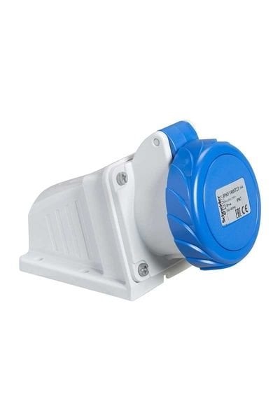 Schneider (PKF16W723) 3x16A, monofaze, 2P+T, IP67, VİDALI, Duvar Prizi