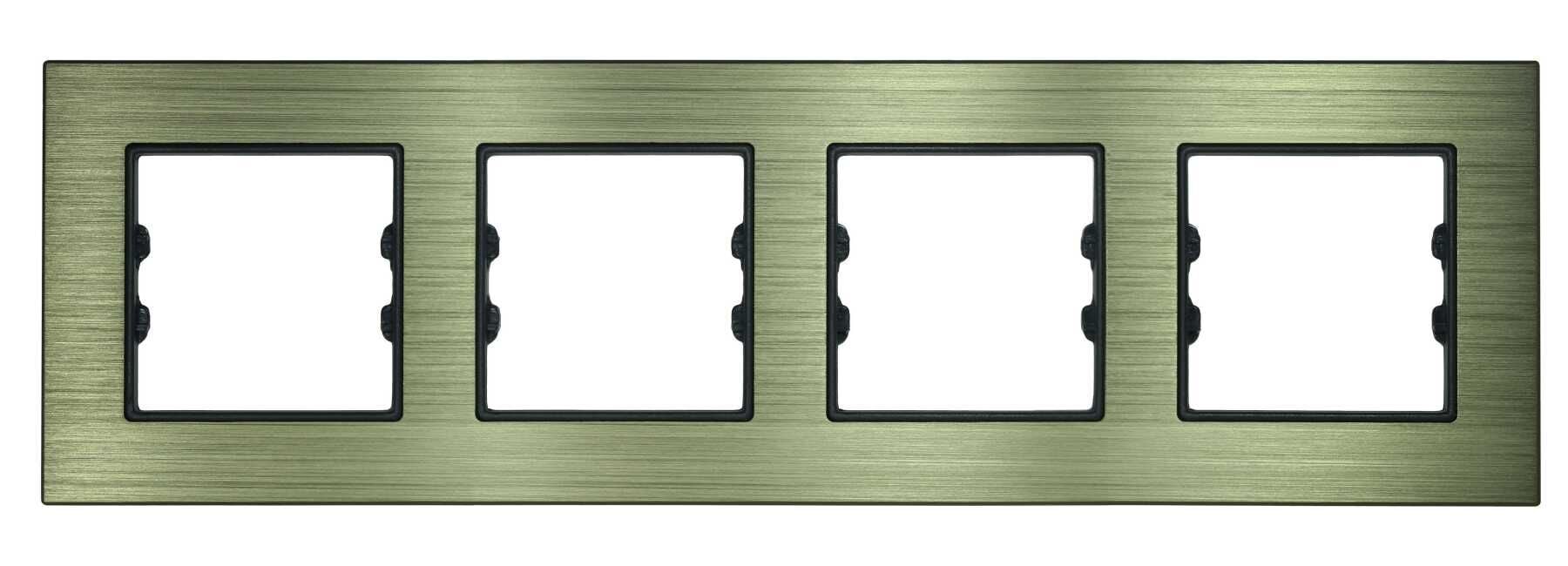 Metal Bronze Dörtlü / Quad Çerçeve