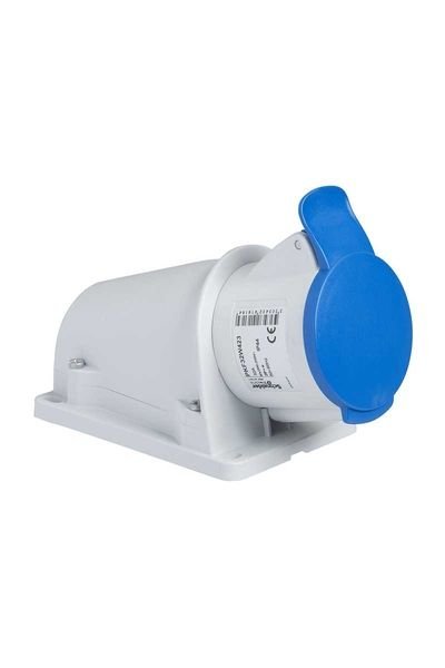 Schneider (PKF16W423) 3x16A, monofaze, 2P+T, IP44, VİDALI, Duvar Prizi