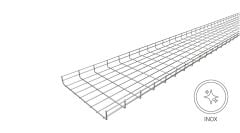 EAE 55 TLS 400 Paslanmaz Tel Kanal (400x55x4mm) (SS304)