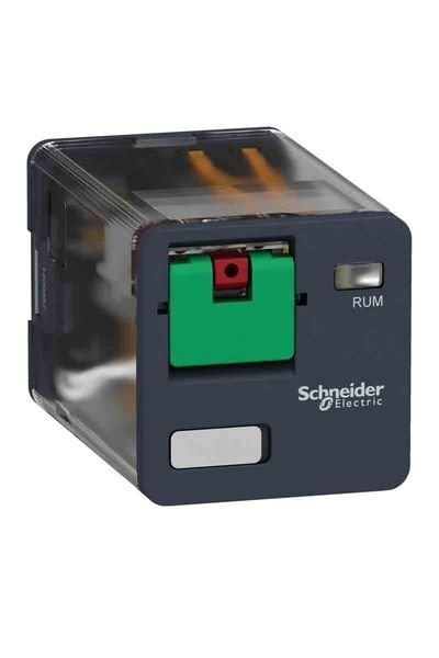 Schneider (RUMC21B7) 2 kutuplu enversör kontak, üniversal röle, 24VAC