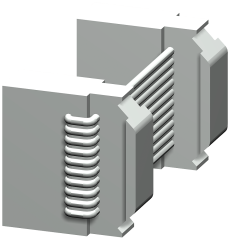 Siemens 3UF7931-0AA00-0 Simocode Modüller Arası Bağlantı Kablosu - 0.1 m yassi kablo