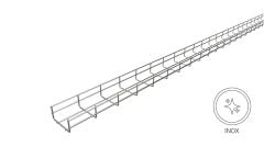 EAE 55 TLS 100 Paslanmaz Tel Kanal (100x55x4mm) (SS304)