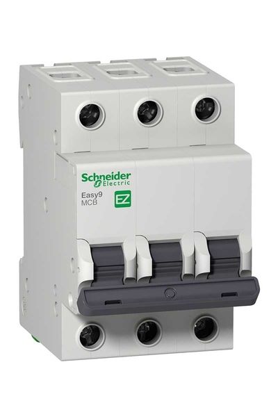 Schneider (EZ9F51310) Easy9 3P 10A, 10kA C Eğrisi Otomat
