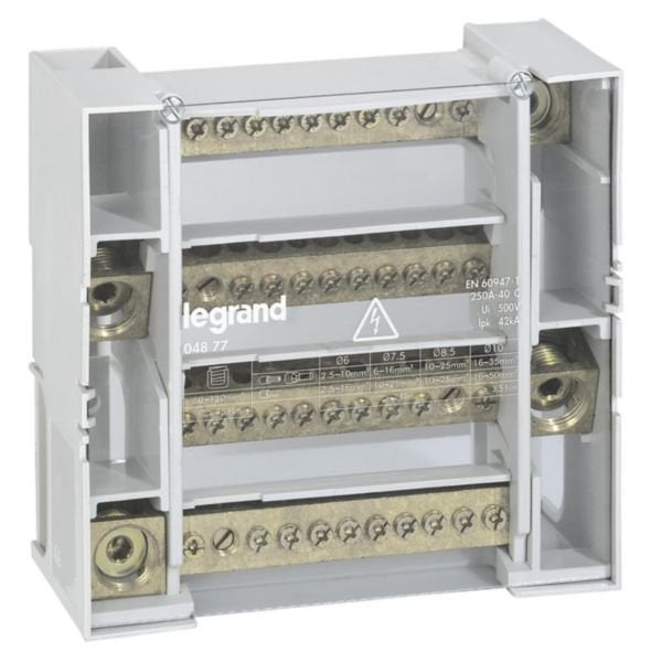 Legrand (4877) MOD DAGITIM BLOK 250A 4P 12 bağlantı kapasiteli