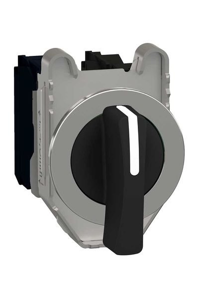 Schneider (XB4FJ53) Siyah, uzun mandallı buton  1 NA+1 NA