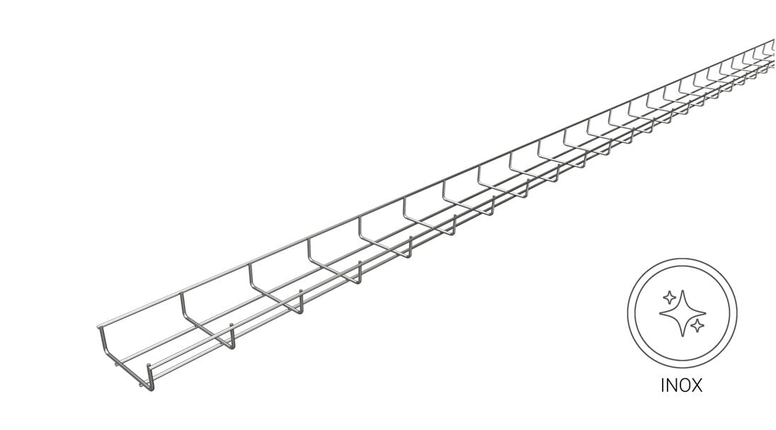 EAE 35 TLS 100 Paslanmaz Tel Kanal (100x35x4mm) (SS304)