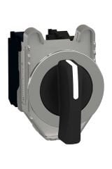 Schneider (XB4FJ33) Siyah, uzun mandallı buton  1 NA+1 NA