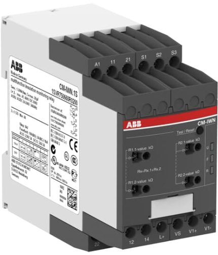 ABB 1SVR750660R0200 CM-IWN.1S Insulation monitoring relay