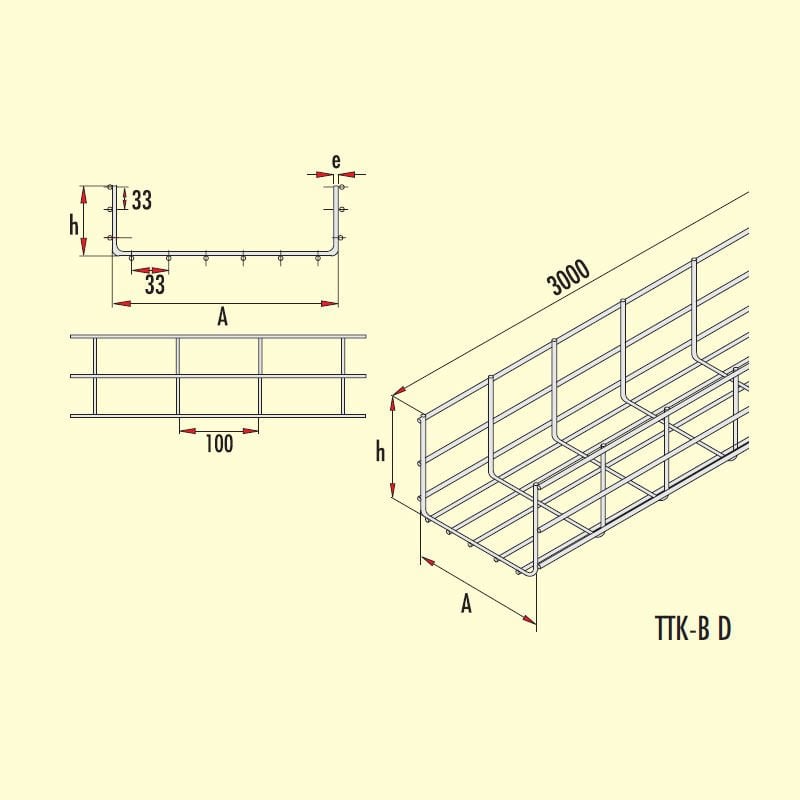 Gersan Tel Kablo Kanalı (h=85 mm)