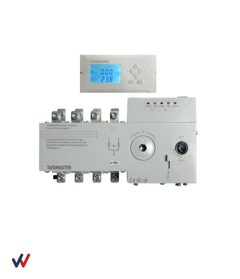 TWOMASTER-S 4x125A Otomatik Transfer Şalteri