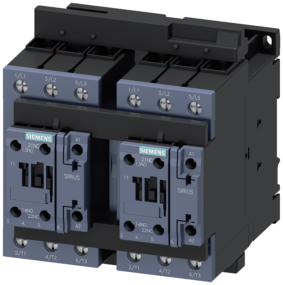 Siemens 3RA2336-8XB30-1AL2 KOMPLE MONTAJLI SAĞ-SOL DÖNÜŞ KOMBİNASYONLARI; 22KW; 50A; S2