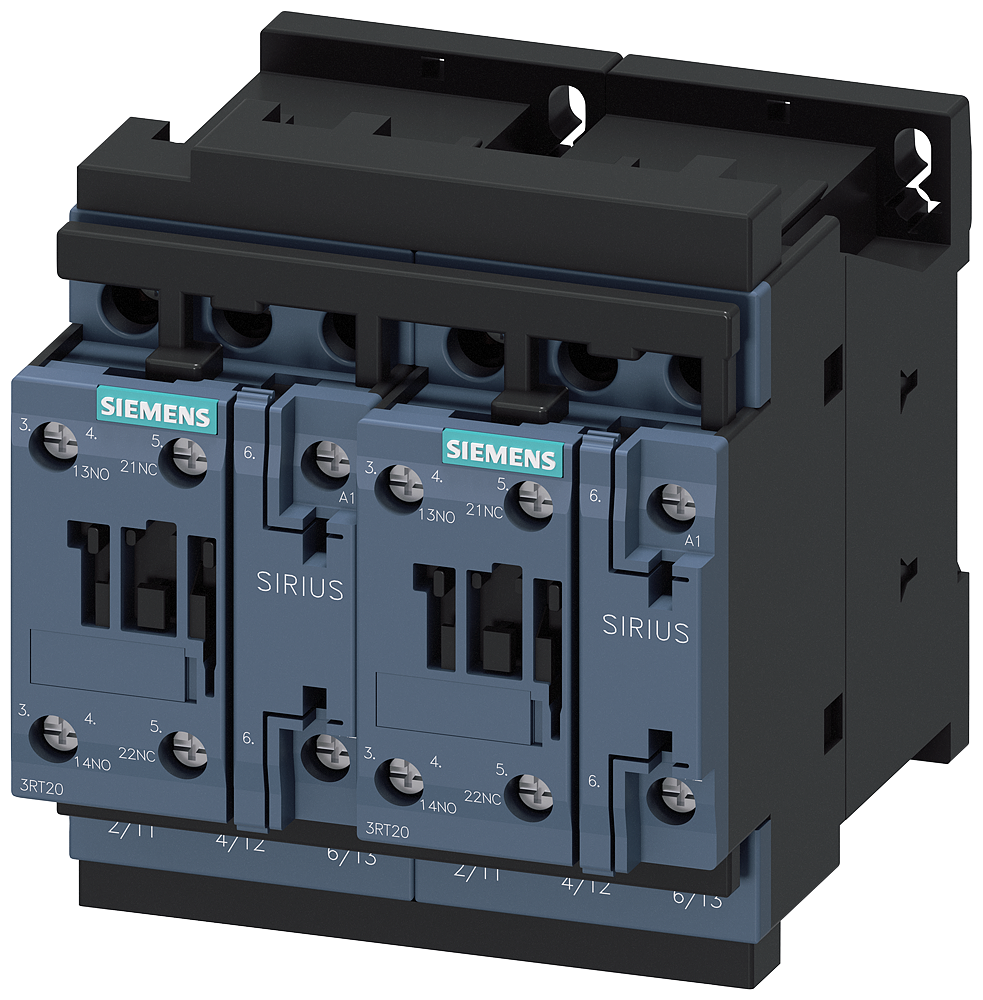 Siemens 3RA2327-8XB30-1AL2 KOMPLE MONTAJLI SAĞ-SOL DÖNÜŞ KOMBİNASYONLARI; 15KW; 32A; S0