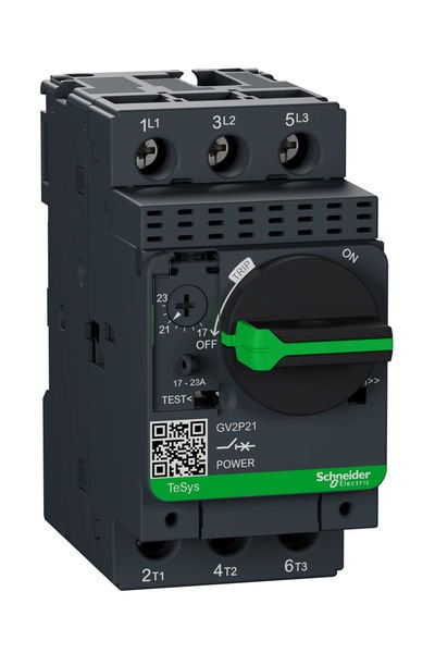 Schneider (GV2P21) TeSys GV2 Motor Devre Kesici Termik Many. 17-23A