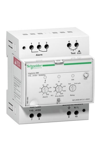 Schneider (IMD-IM9-OL) Motorlar için yalıtım gözlem cihazı (OFF-Line) 110 / 415 Vac