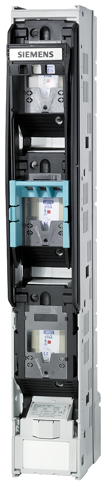 Siemens 3NJ4143-3BF01 3NJ4 SERİSİ DİKEY NH-SİGORTALI YÜK KESİCİLERİ, 3 kutup  anahtarlı; 630A, BOY:3 ve 2; 185mm bara mesafesi, M12 YASSI BAĞLANTI