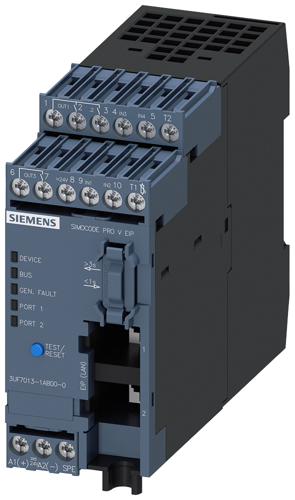 Siemens 3UF7013-1AB00-0 SIMOCODE PRO V EtherNet/IP - 24VDC